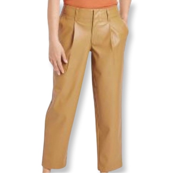 a new day Pants - NWT WOMENS A NEW DAY LEATHER LIKE PANTS SIZE 4